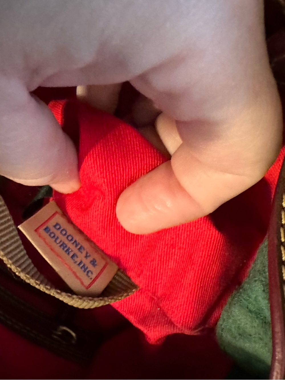 Dooney and Bourke Chestnut Florentine leather Buckley. ENDING SOON! - Picture 5 of 14